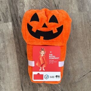 Kids Bath Hooded Towel - Orange